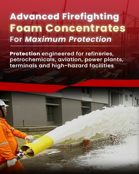 Firefighting Foam Concentrates homepage banner mobile view