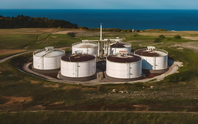 crude oil tank farms