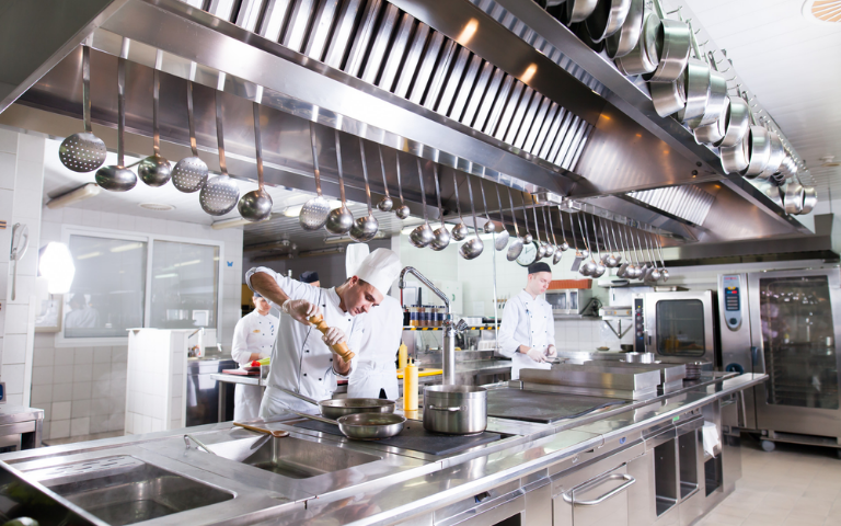 hotel kitchen